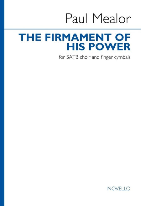 THE FIRMAMENT OF HIS POWER SATB/FINGER CYMBALS