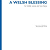 MEALOR - WELSH BLESSING TREBLE VOICES/2 HARPS SC/PTS