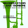 BORDOGNI - MELODIOUS ETUDES FOR BASS TROMBONE
