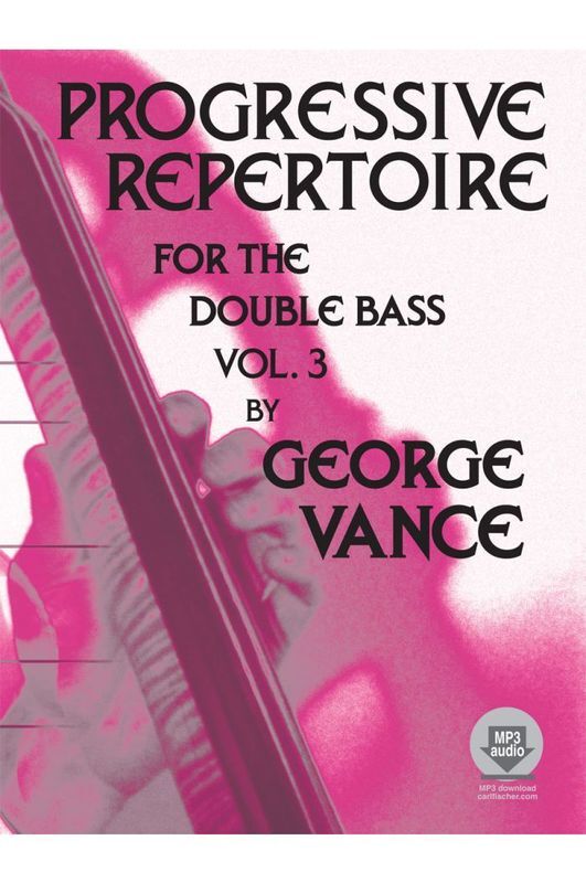 PROGRESSIVE REPERTOIRE FOR DOUBLE BASS BK 3 BK/OLA