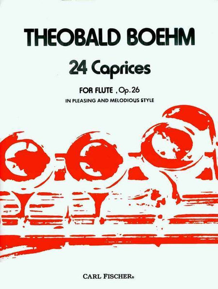 BOEHM - 24 CAPRICES OP 26 FOR FLUTE