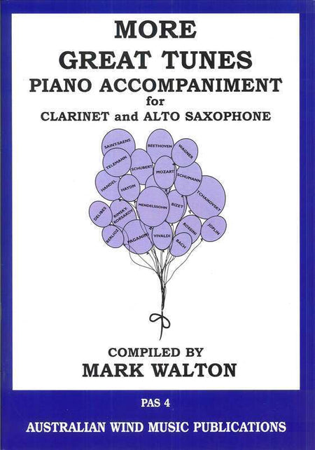MORE GREAT TUNES ALTO SAX/CLARINET PIANO ACCOMPANIMENT