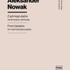 NOWAK - FROM UPSTAIRS FOR VIOLIN AND PERCUSSION