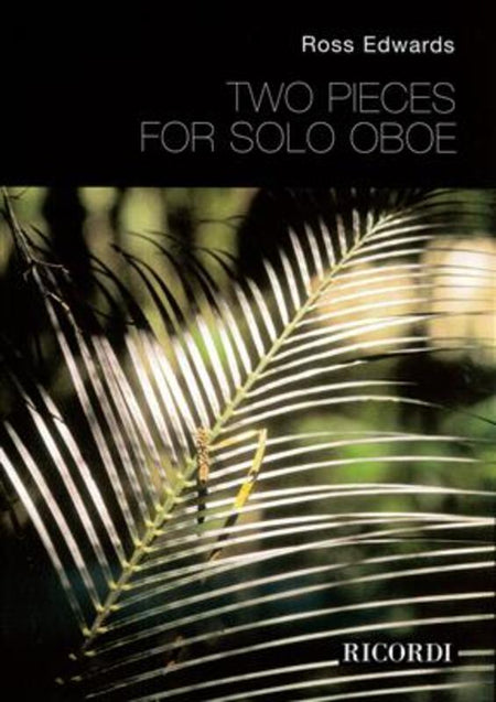 EDWARDS - TWO PIECES FOR SOLO OBOE