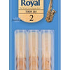 Rico Royal Bb Clarinet Reeds 2.0, 3-pack