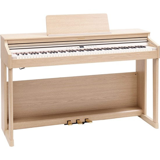 Roland RP701 Piano & Stool LIGHT AMBER OAK