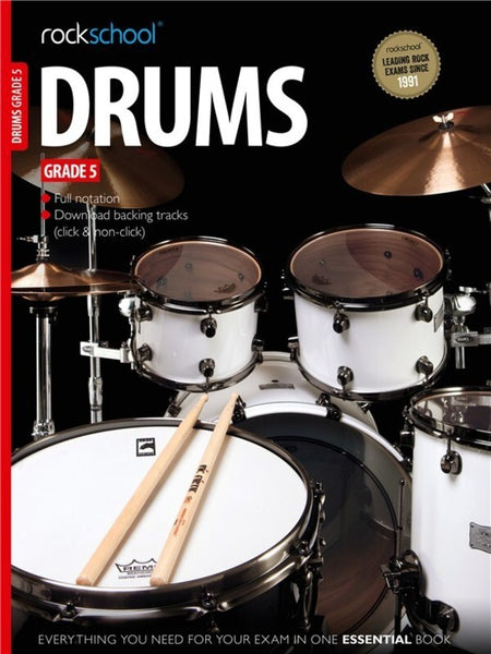 ROCKSCHOOL DRUMS GRADE 5 2012-2018
