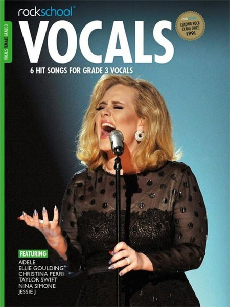 ROCKSCHOOL VOCALS FEMALE GRADE 3 BK/OLA