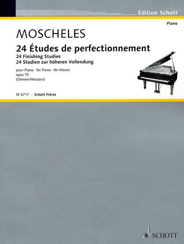 MOSCHELES - 24 FINISHING STUDIES OP 70 PIANO