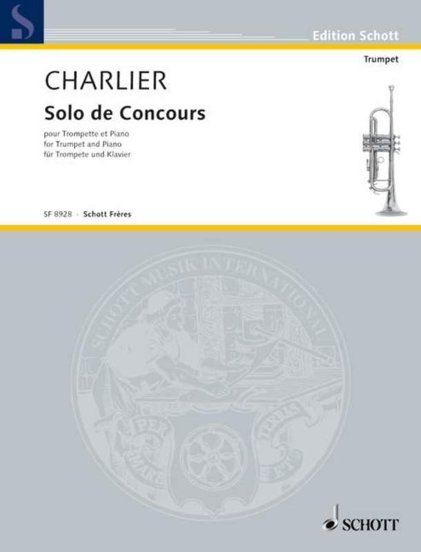 CHARLIER - SOLO DE CONCOURS TRUMPET/PIANO