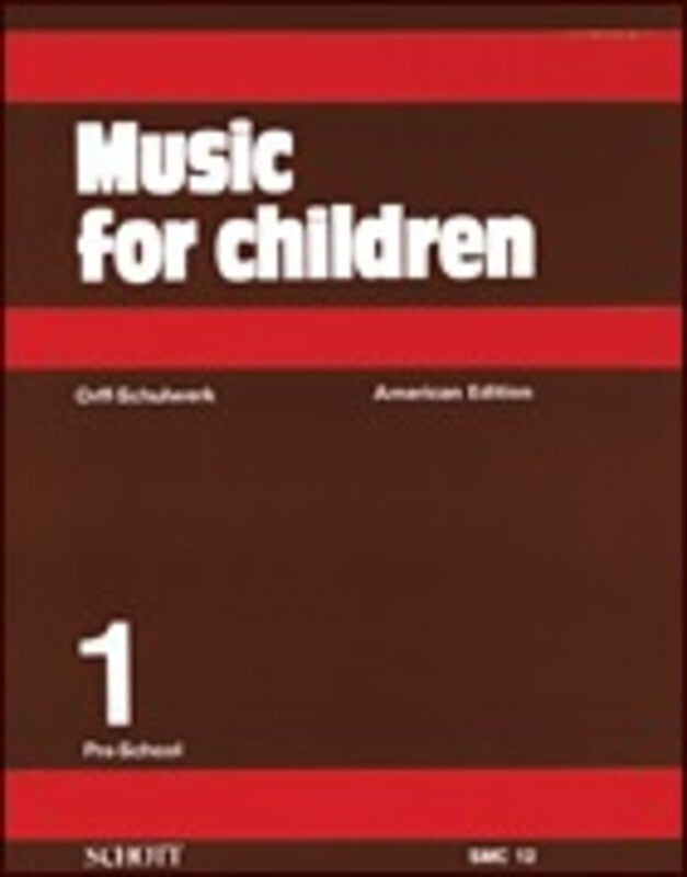 MUSIC FOR CHILDREN VOL 1 AMERICAN EDITION PRE-SCHOOL