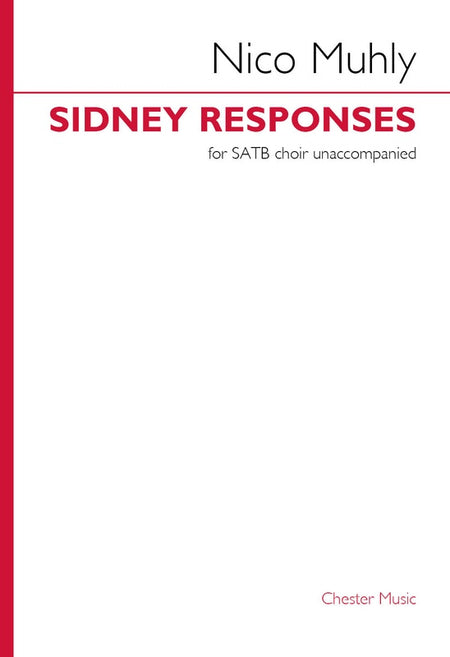 MUHLY - SIDNEY RESPONSES SATB A CAPPELLA