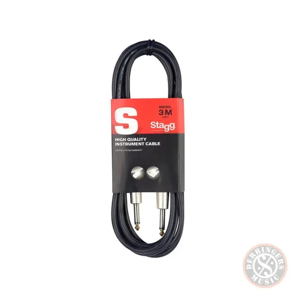 Stagg SGC3DL Deluxe Instrument Cable - 3m/10ft