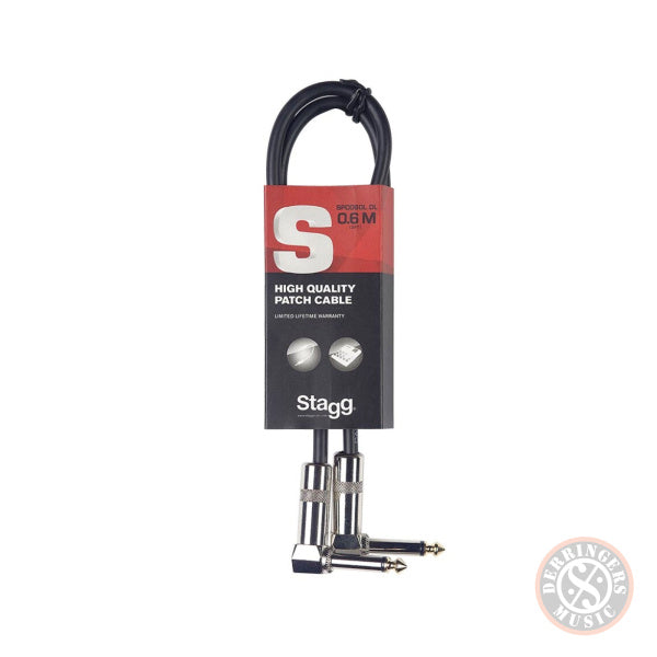Stagg SPC060L DL Mono L-Shaped Patch Cable 60 cm