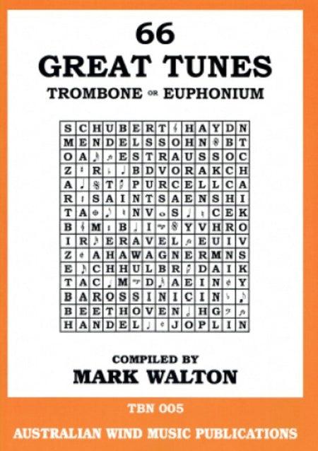66 GREAT TUNES TROMBONE/EUPHONIUM BK/CD