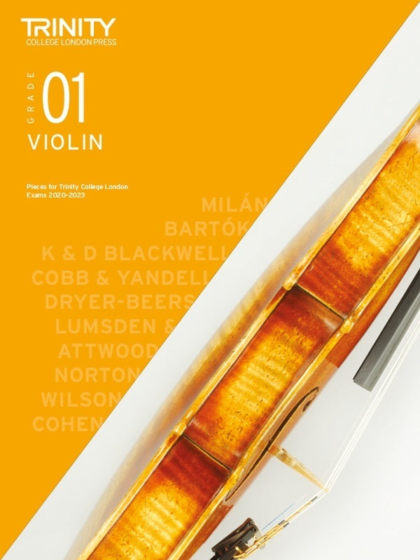 TRINITY VIOLIN EXAM PIECES 2020-23 GR 1 VIOLIN/PIANO