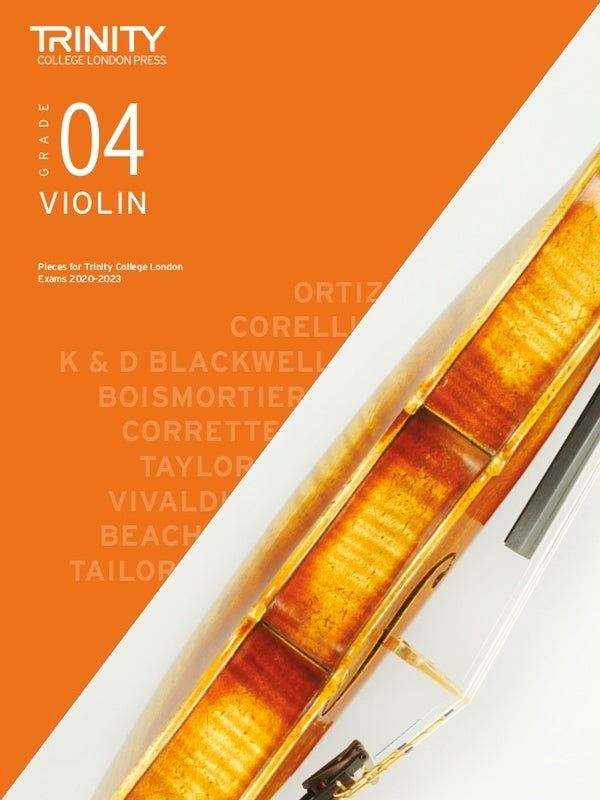 TRINITY VIOLIN EXAM PIECES 2020-23 GR 4 VIOLIN/PIANO