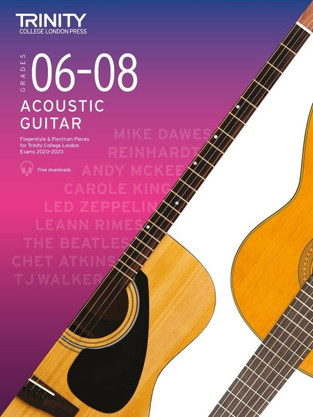 TRINITY ACOUSTIC GUITAR EXAM GR 6-8 FROM 2020