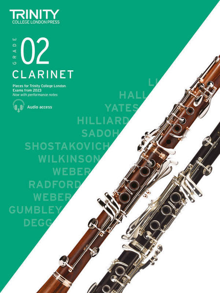 TRINITY CLARINET EXAM PIECES FROM 2023 GRADE 2