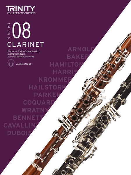 TRINITY CLARINET EXAM PIECES FROM 2023 GRADE 8
