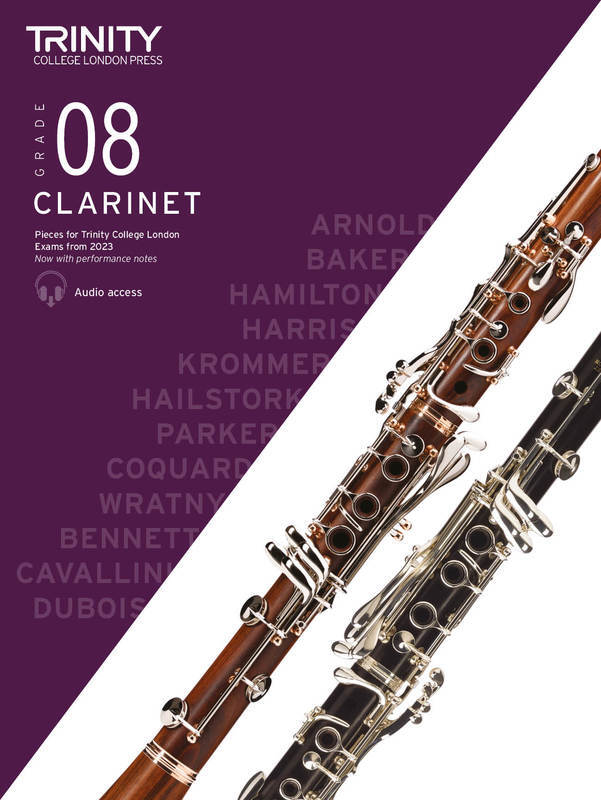 TRINITY CLARINET EXAM PIECES FROM 2023 GRADE 8