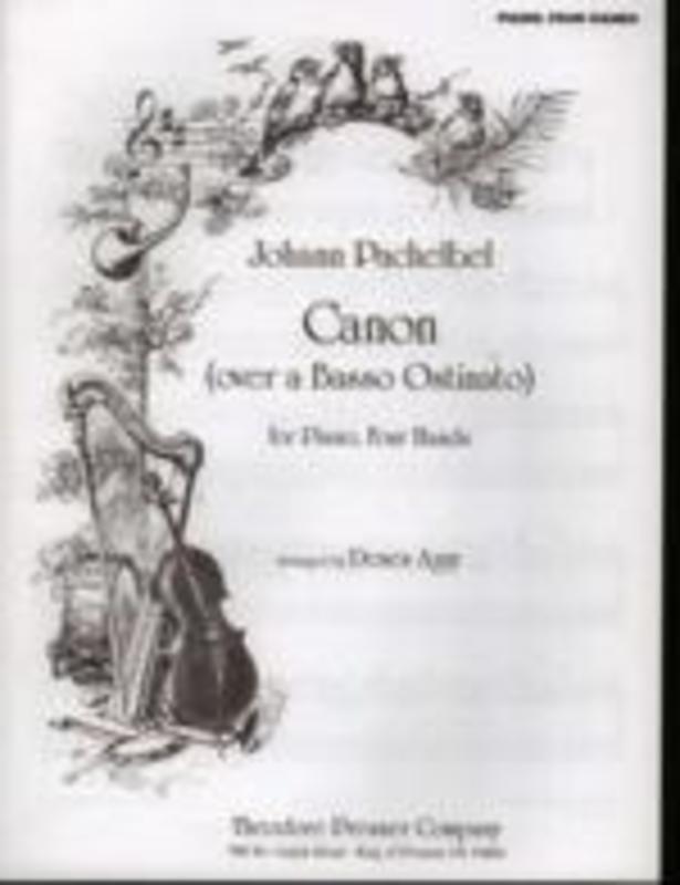 PACHELBEL - CANON FOR PIANO DUET ARR AGAY