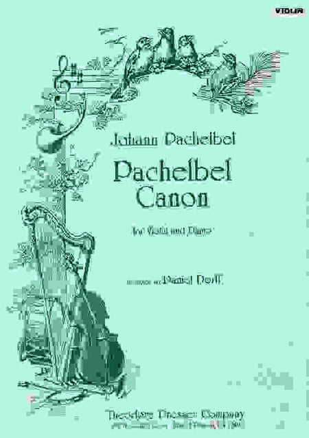 PACHELBEL CANON FOR VIOLIN/PIANO ARR DORFF
