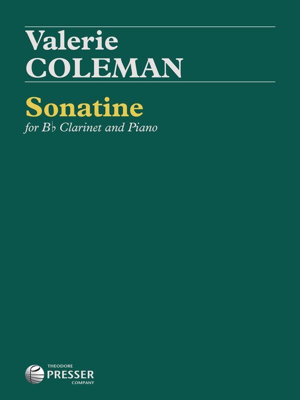 COLEMAN - SONATINE FOR B FLAT CLARINET/PIANO
