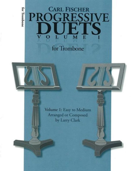 PROGRESSIVE DUETS FOR TROMBONE ARR CLARK BK 1