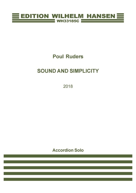 RUDERS - SOUND AND SIMPLICITY FOR ACCORDION SOLO