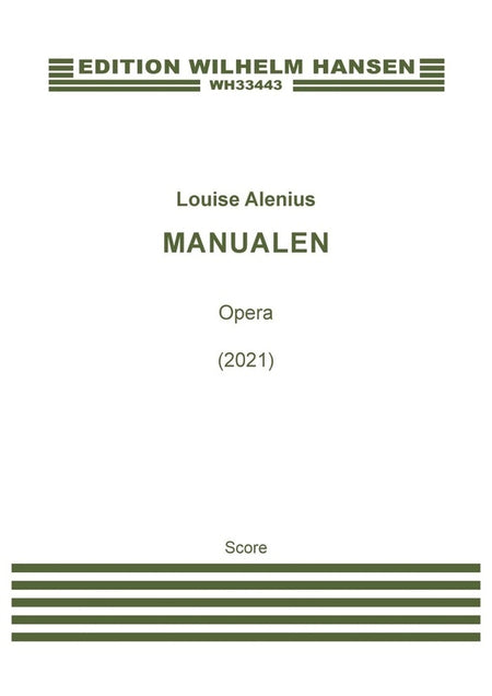 ALENIUS - MANUALEN OPERA FULL SCORE