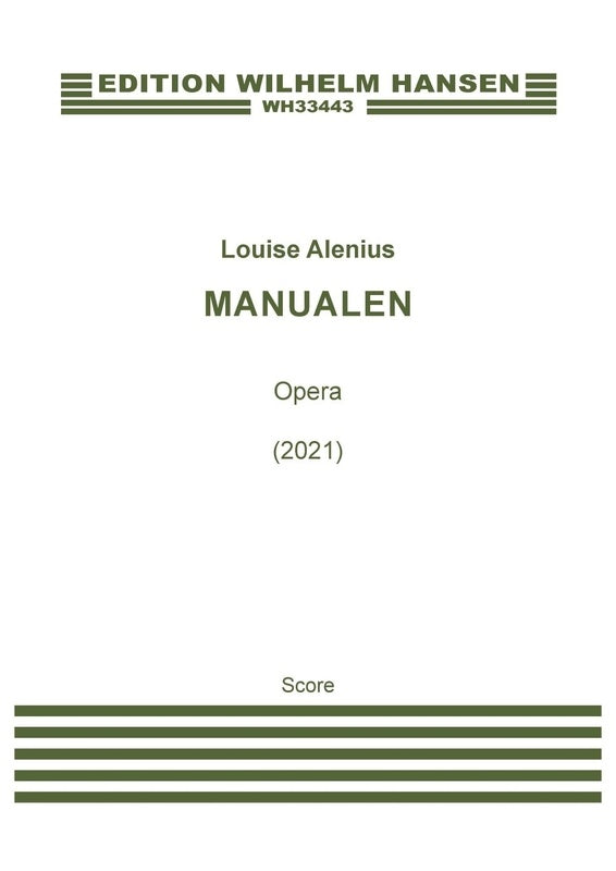 ALENIUS - MANUALEN OPERA FULL SCORE