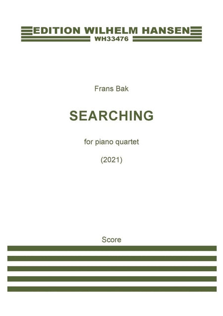 BAK - SEARCHING FOR PIANO QUARTET SC/PTS