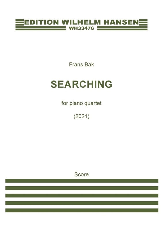 BAK - SEARCHING FOR PIANO QUARTET SC/PTS