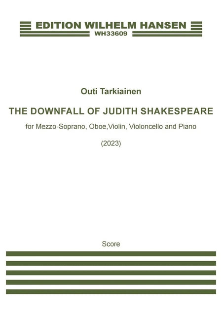 TARKIAINEN - THE DOWNFALL OF JUDITH SHAKESPEARE SC/PTS