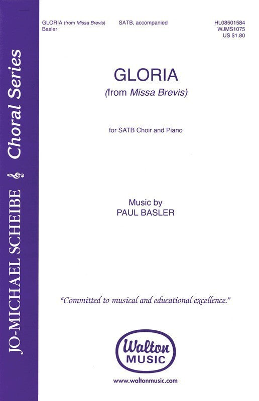 GLORIA FROM MISSA BREVIS SATB