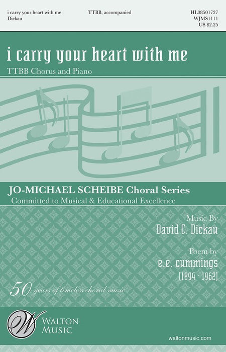 I CARRY YOUR HEART WITH ME TTBB