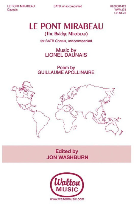 LE PONT MIRABEAU SATB