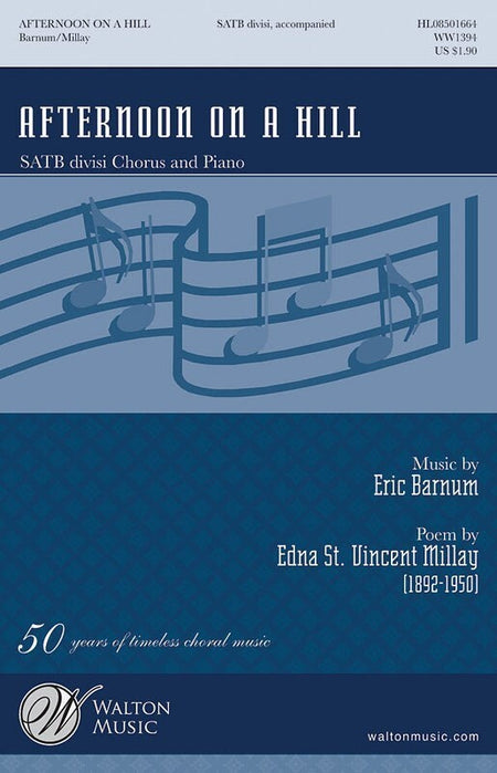 AFTERNOON ON A HILL SATB