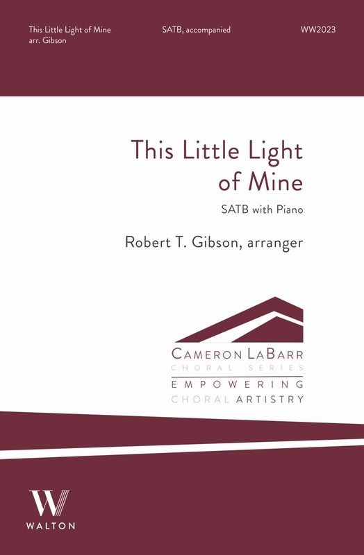 THIS LITTLE LIGHT OF MINE SATB/PIANO