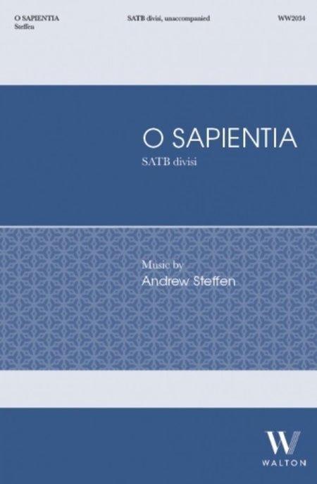 O SAPIENTIA SATB DIVISI A CAPPELLA
