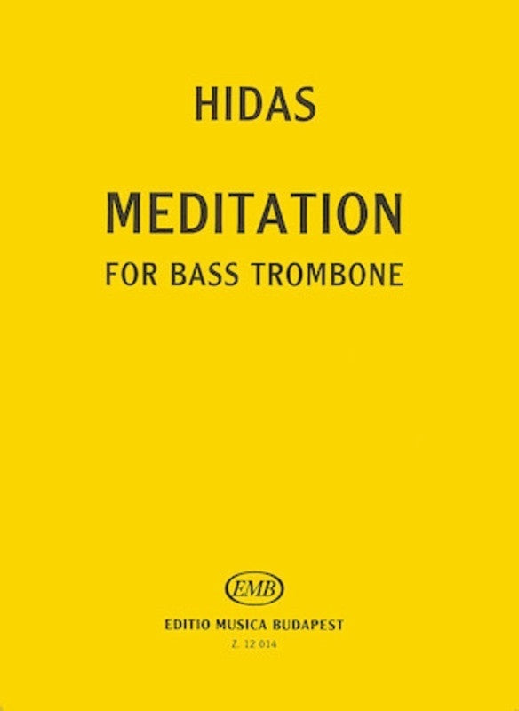 HIDAS - MEDITATION FOR BASS TROMBONE