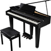 Roland GP3 Digital Grand Piano w/Matching Bench - Polished Ebony