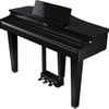 Roland GP3 Digital Grand Piano w/Matching Bench - Polished Ebony