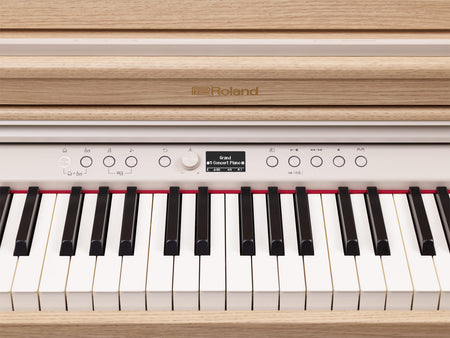 Roland RP701 Piano & Stool LIGHT AMBER OAK