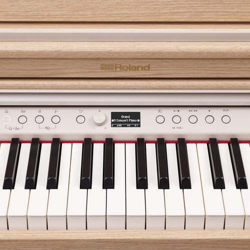 Roland RP701 Piano & Stool LIGHT AMBER OAK