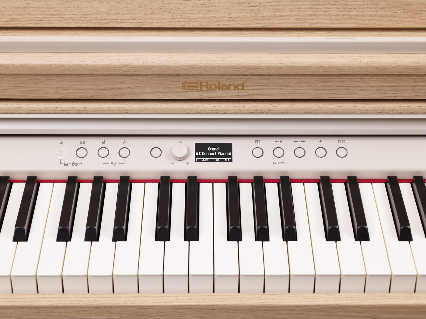 Roland RP701 Piano & Stool LIGHT AMBER OAK