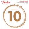 Fender 860XL Phosphor Bronze Dura Tone® Coated 10-48