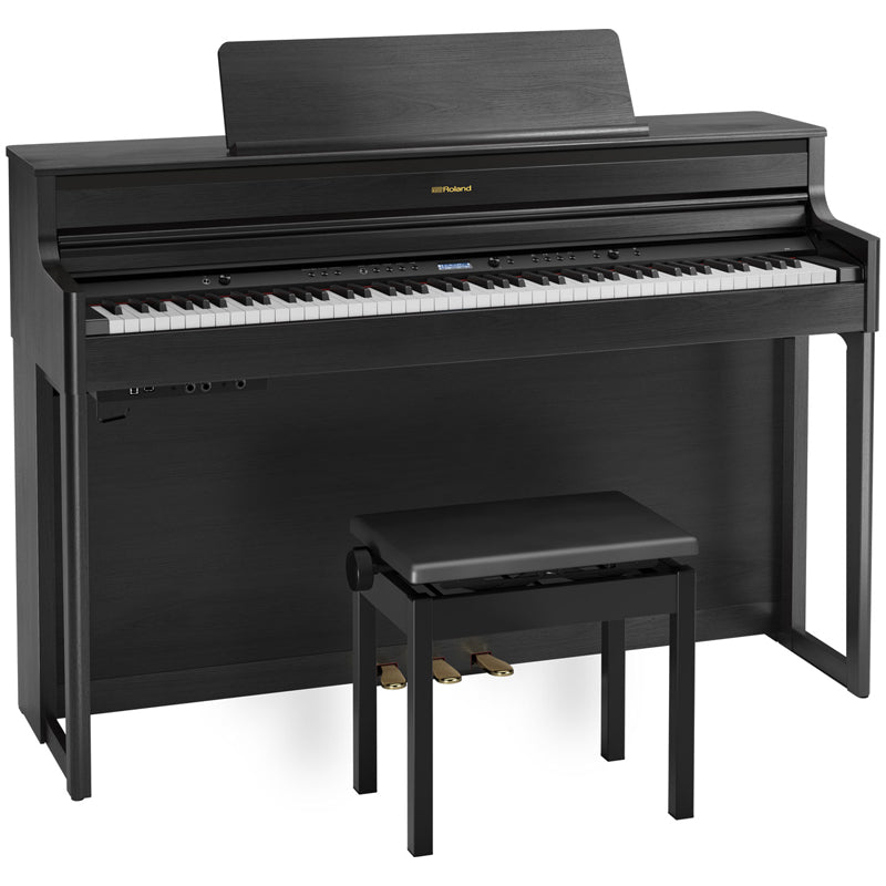 Roland HP704CH Digital piano  & Stool