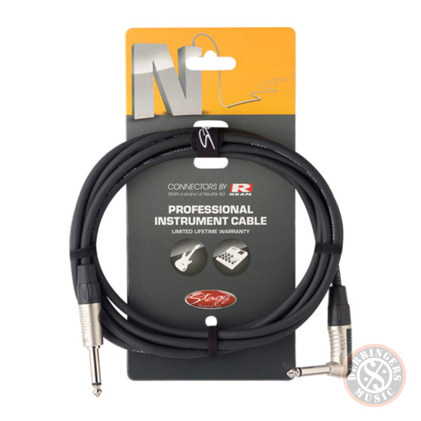 6 m 20Ft Instrument Cable-Angled DLX NGC6PLR